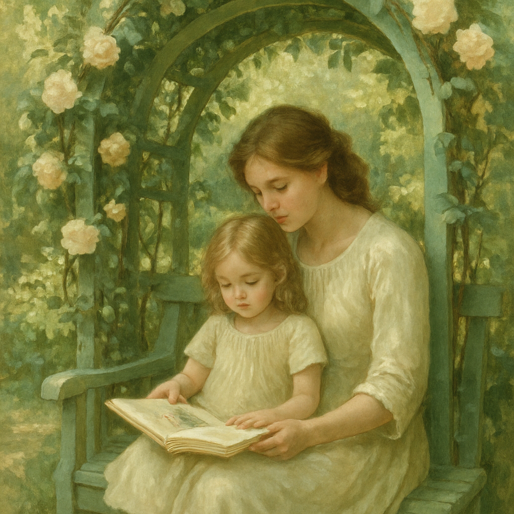 Quiet Garden Reading Paint by numbers kits