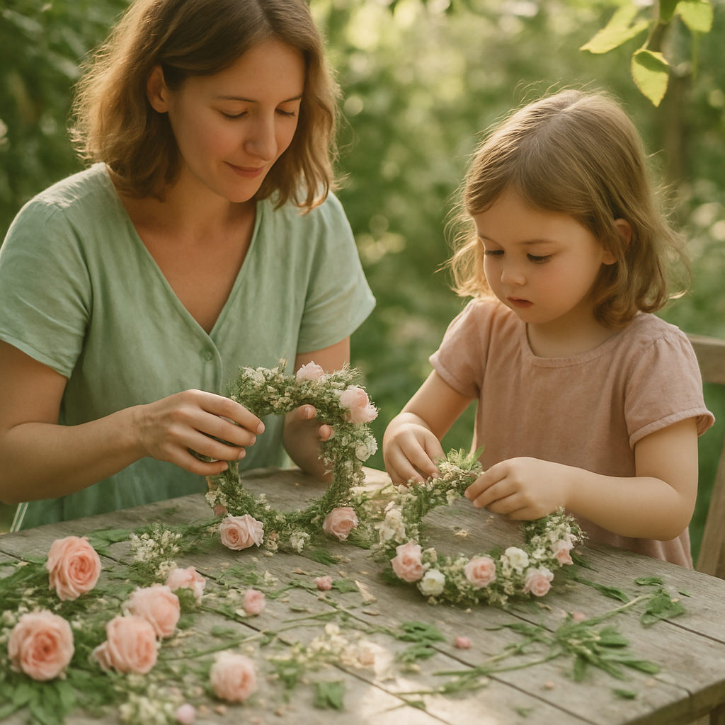Flower Crown Making Paint by numbers kits
