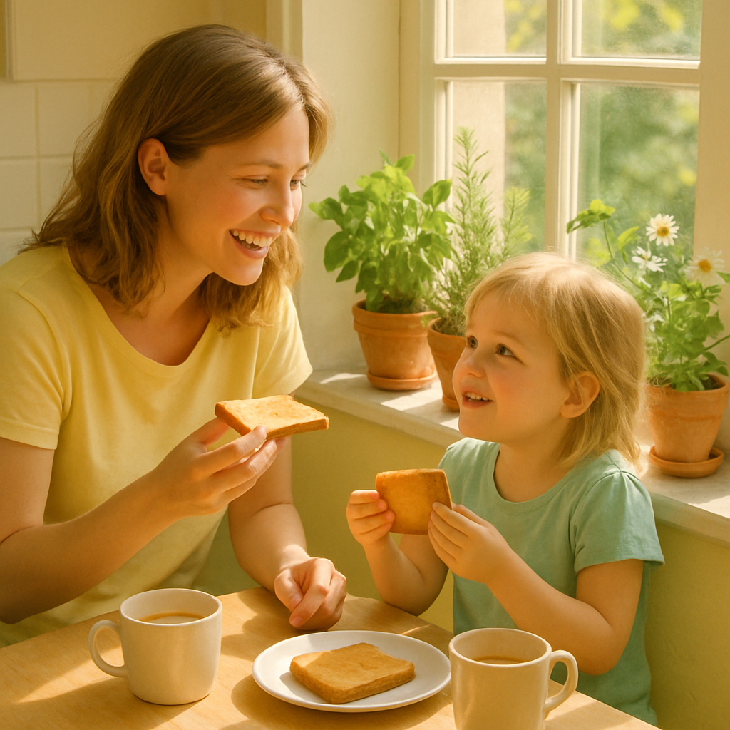 Window Garden Breakfast Numbered painting kits