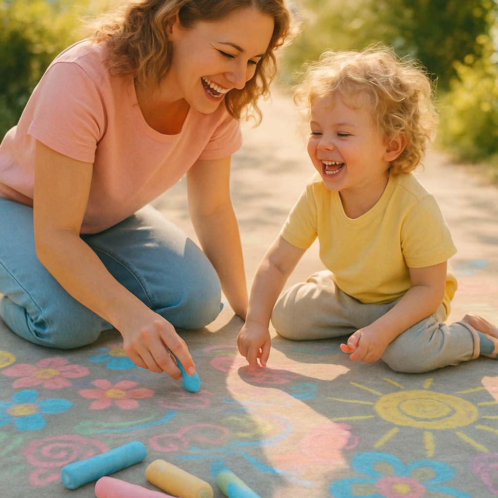Morning Chalk Drawings Painting by numbers kit