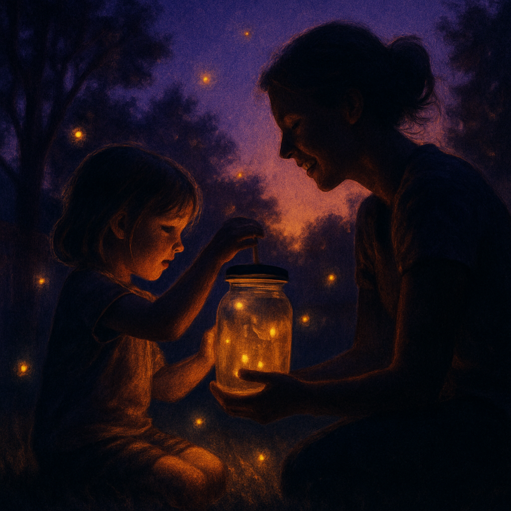 Evening Star Jar Magic Number painting
