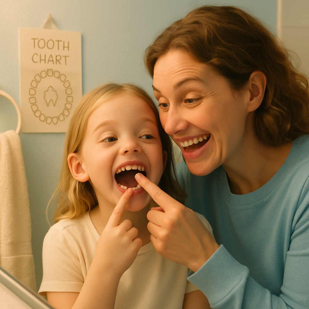 First Tooth Milestone Numbered painting kits