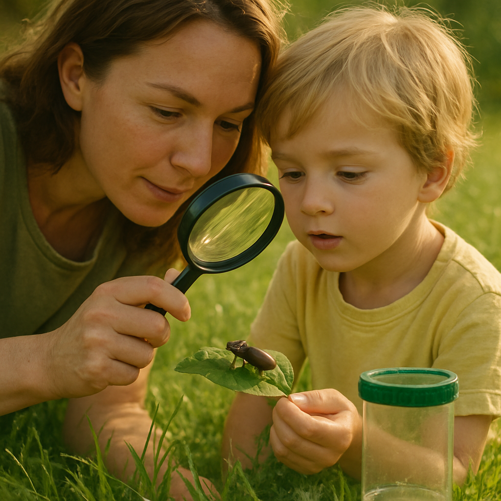 Backyard Bug Safari paint by numbers