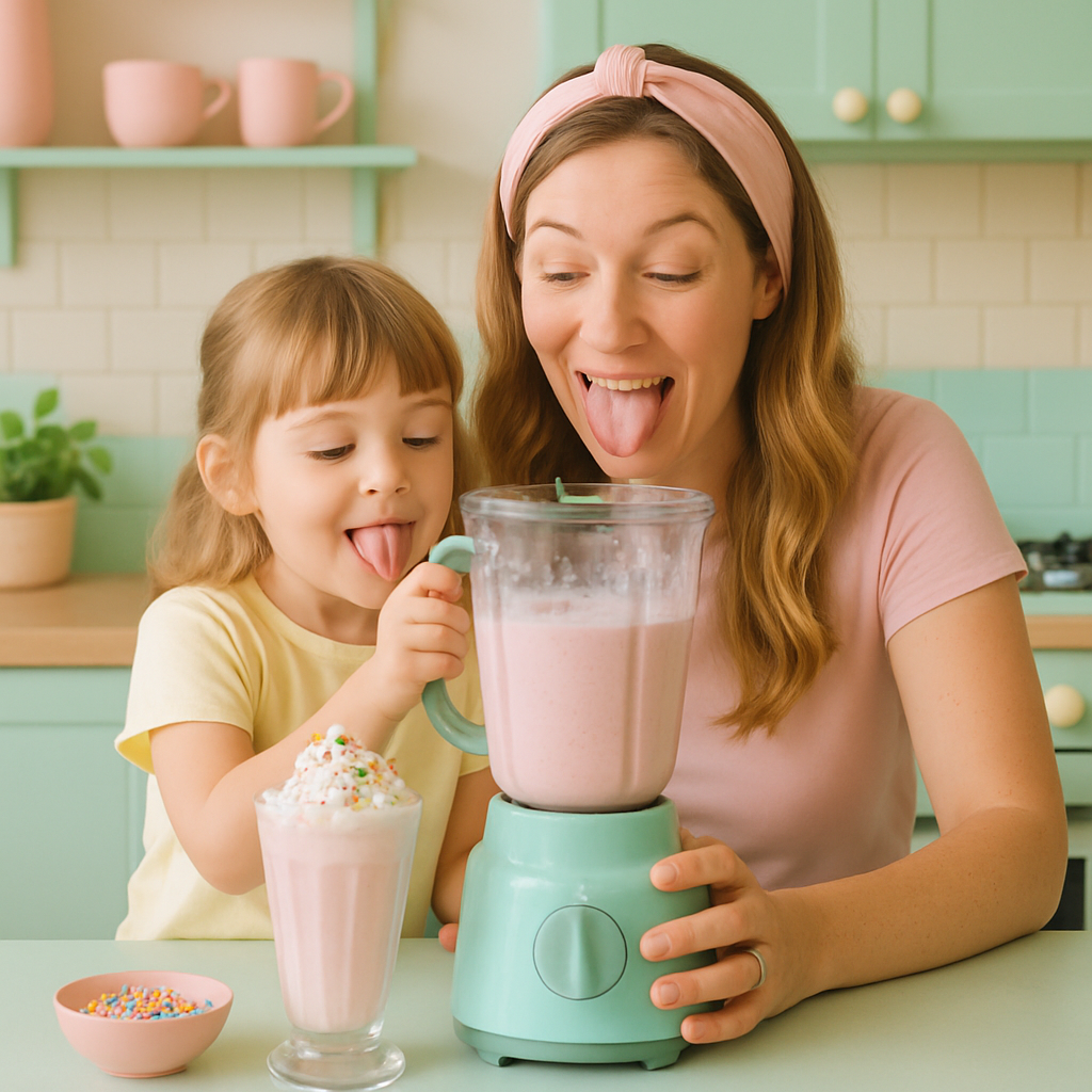 Morning Milkshake Making painting number kit