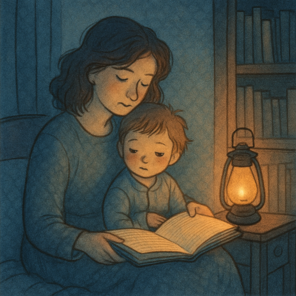 Bedtime Story Lantern Glow DIY paint by numbers