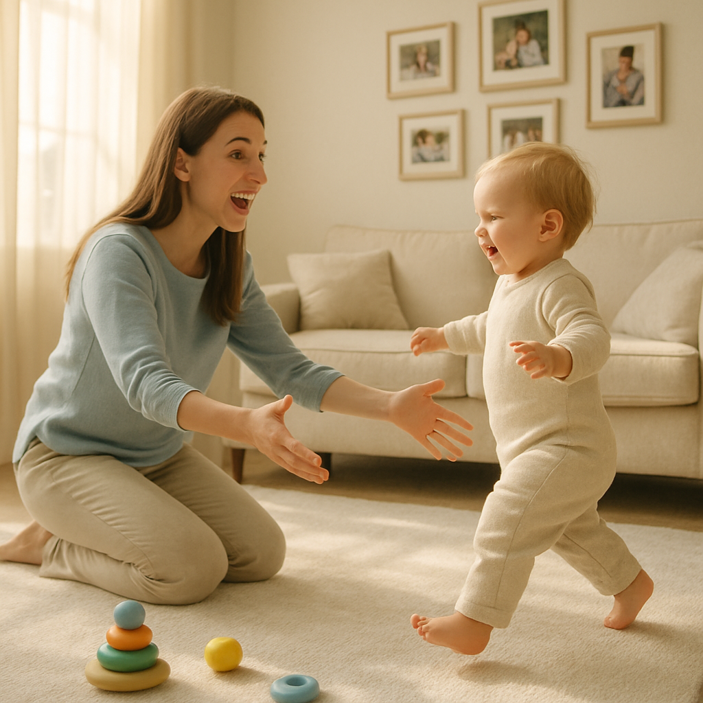 First Steps Celebration Number painting