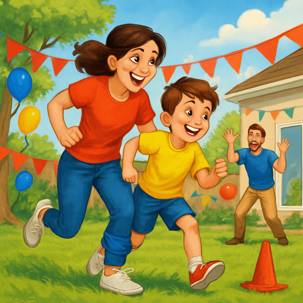Father And Mother Tag Team Paint by numbers art