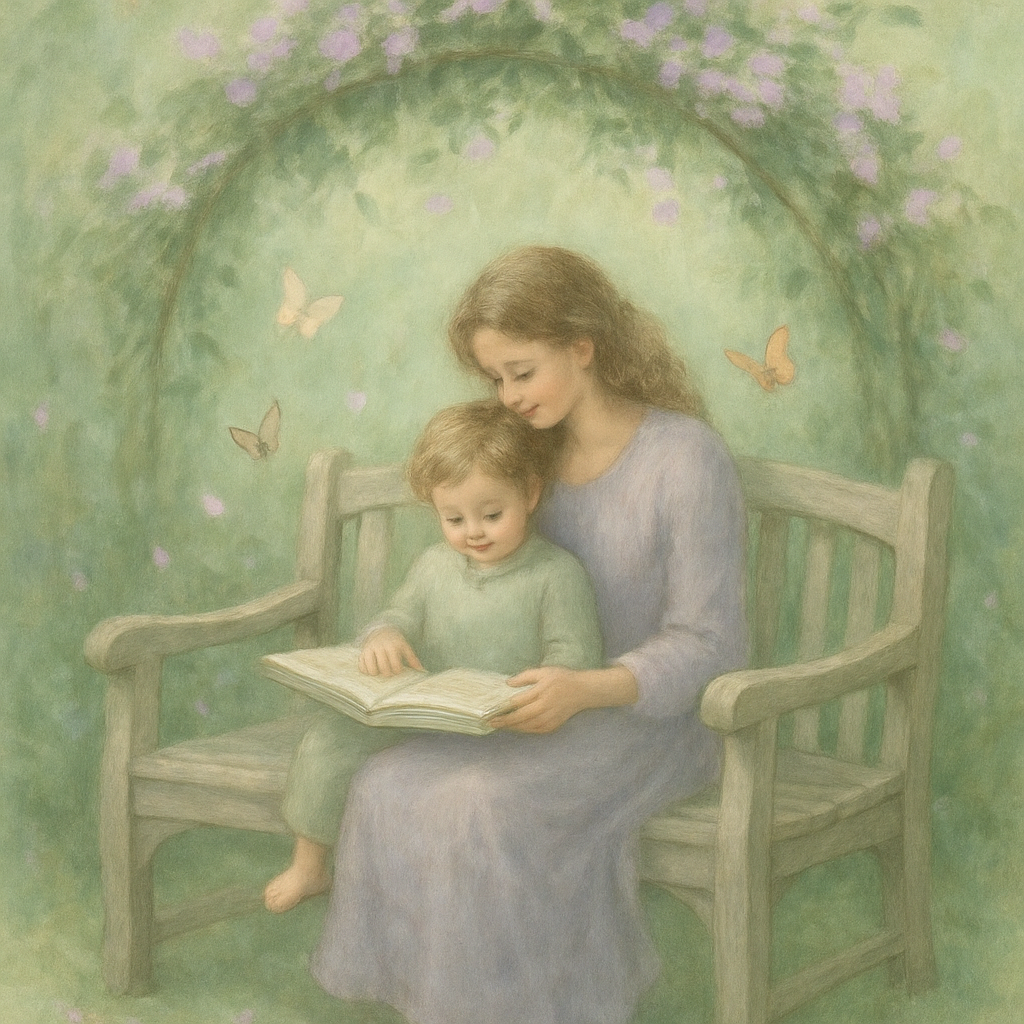 Quiet Garden Storytime paint by number