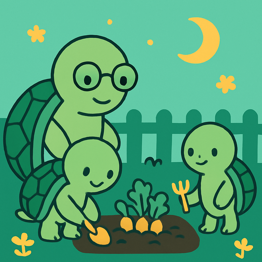 Galaxy Garden Turtles paint by color