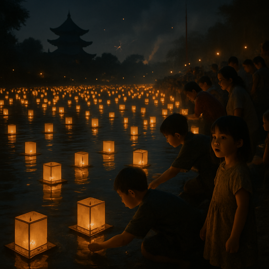 Lantern Festival Night Release paint by number
