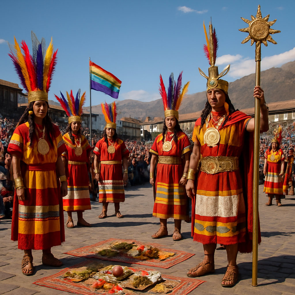 Inti Raymi Festival At Cusco Plaza Paint by numbers kits