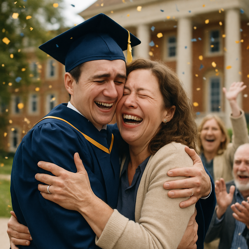 Graduation Pride Embrace paint by number
