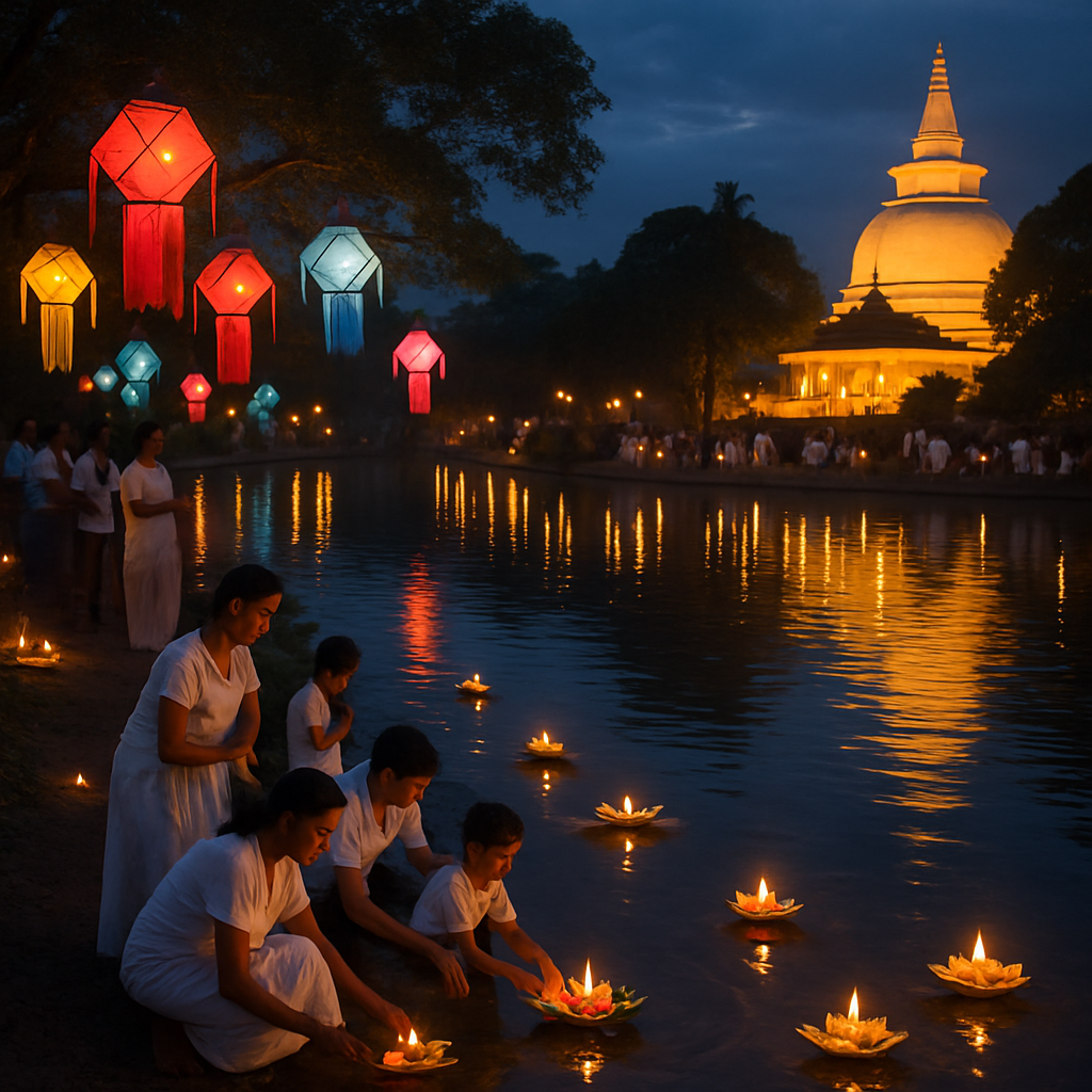 Vivid Vesak Celebrations paint by color