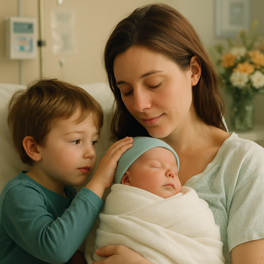 Hospital Welcome Home Hug paint by number