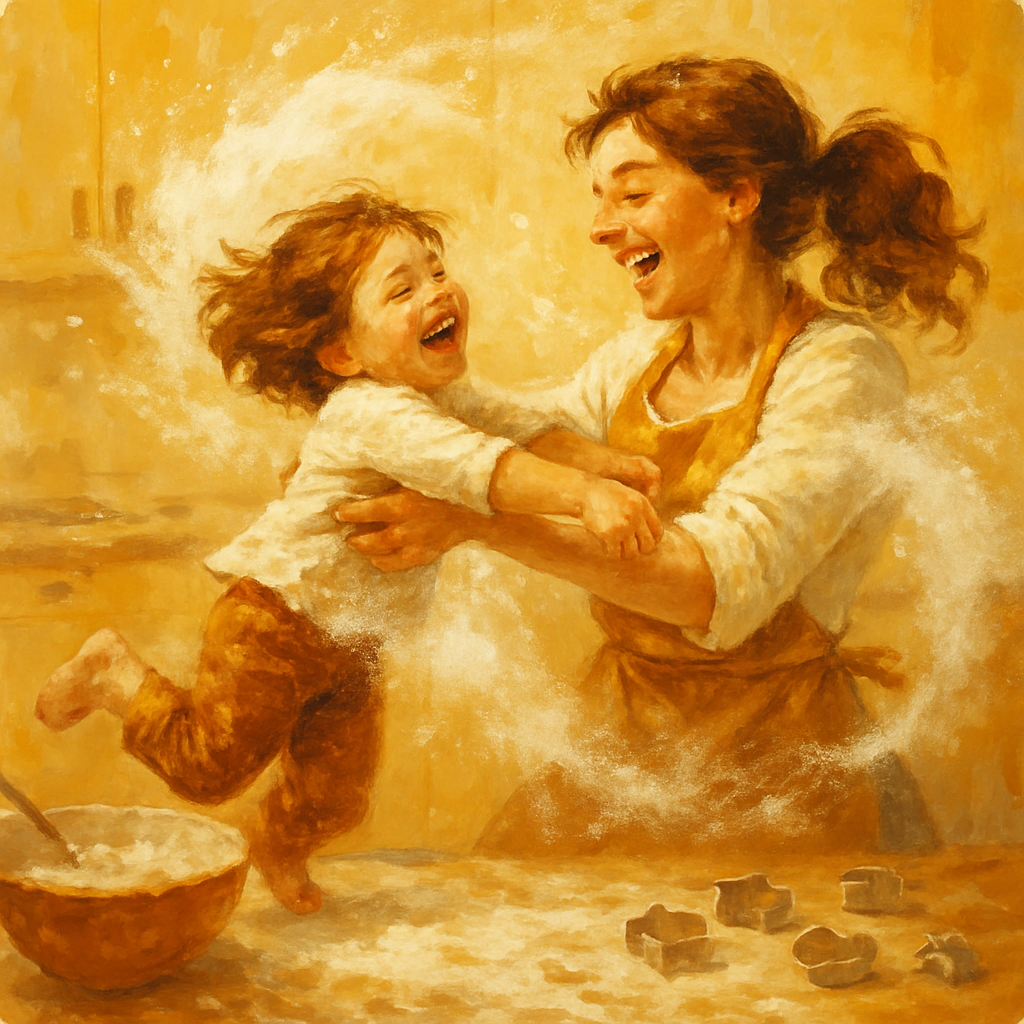 Kitchen Dance And Flour Snow DIY paint by numbers