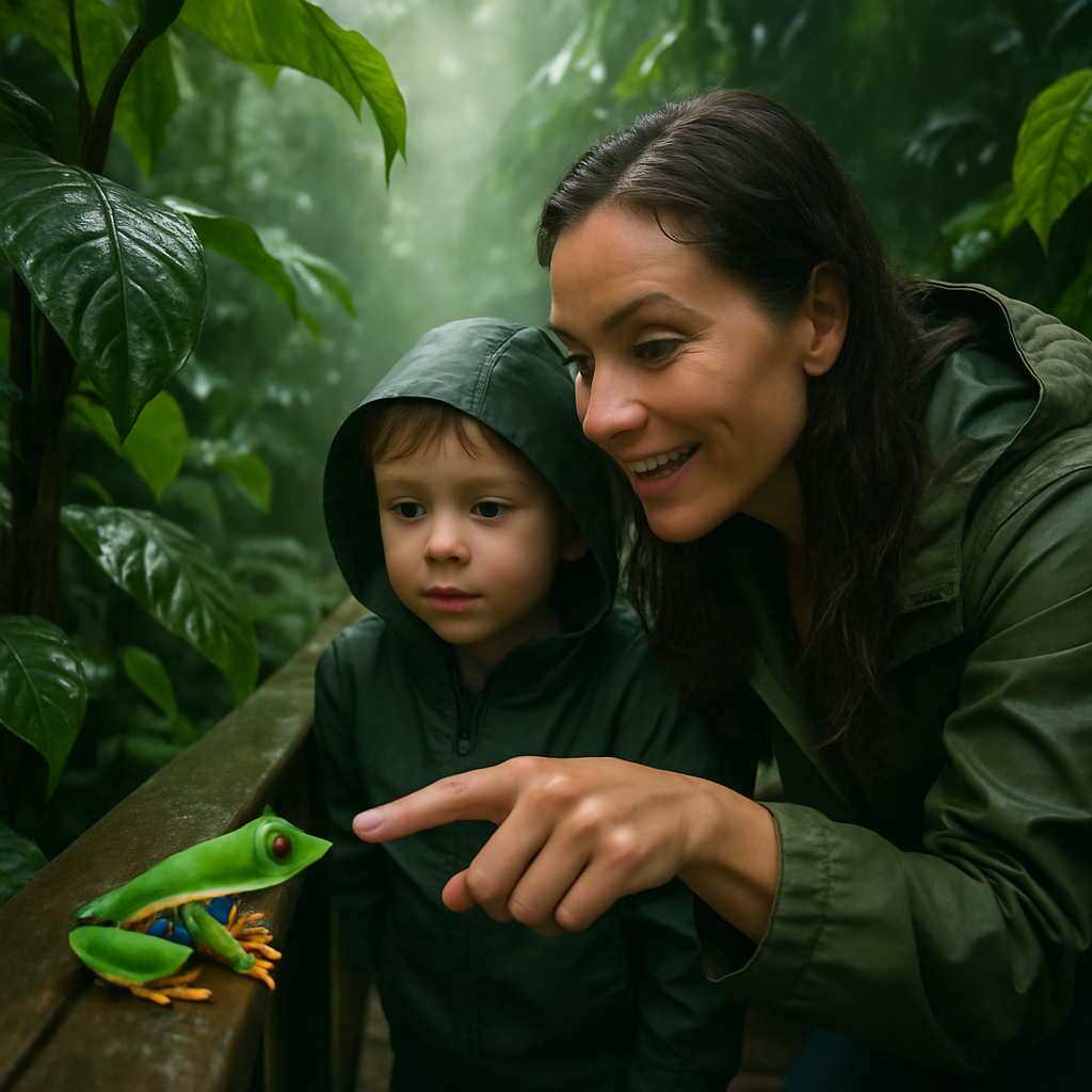 Cozy Rainforest Walk Discovery paint by color