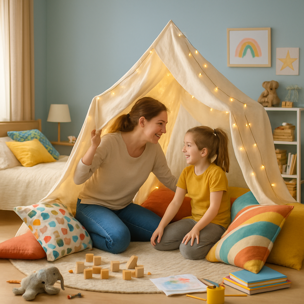 DIY Fort Building And Giggles Numbered painting kits