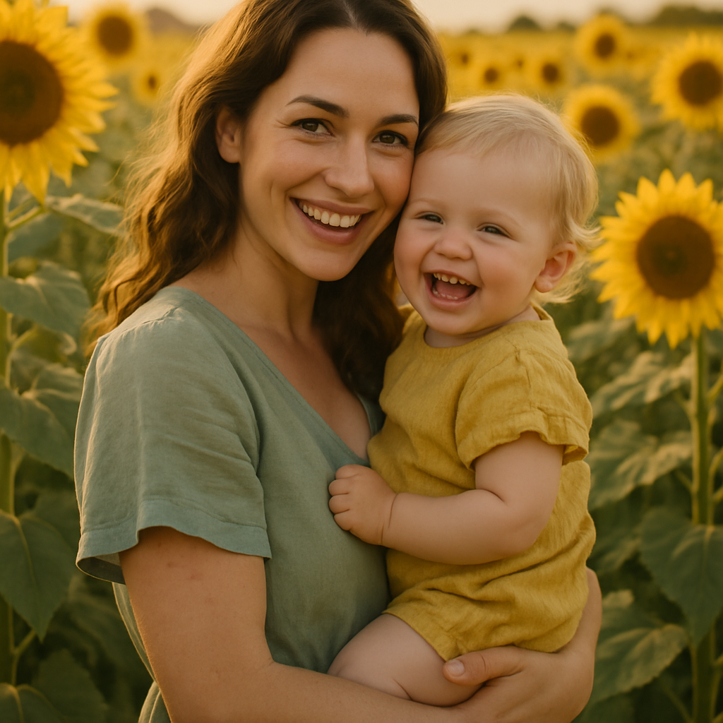 Sunflower Field Portrait Session painting number kit