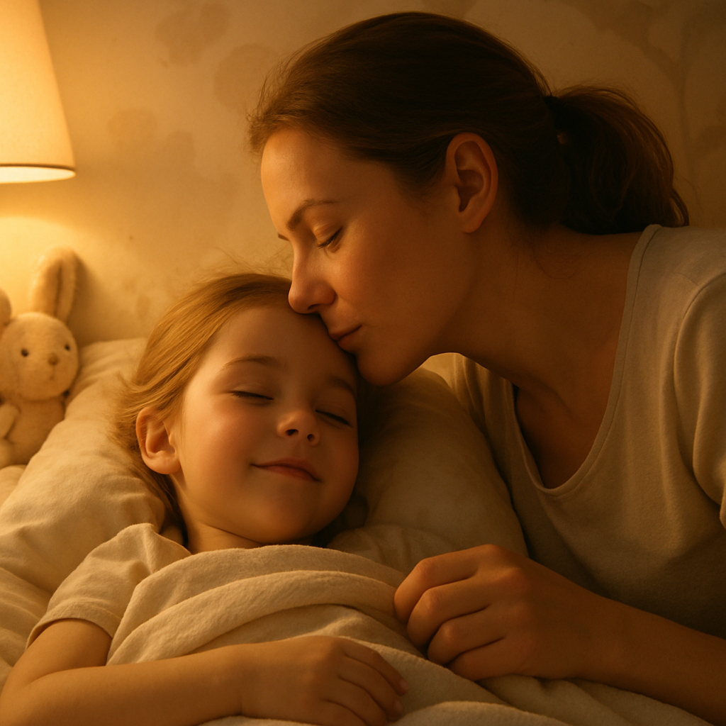 Bedtime Blanket Tuck And Wish Paint by numbers art