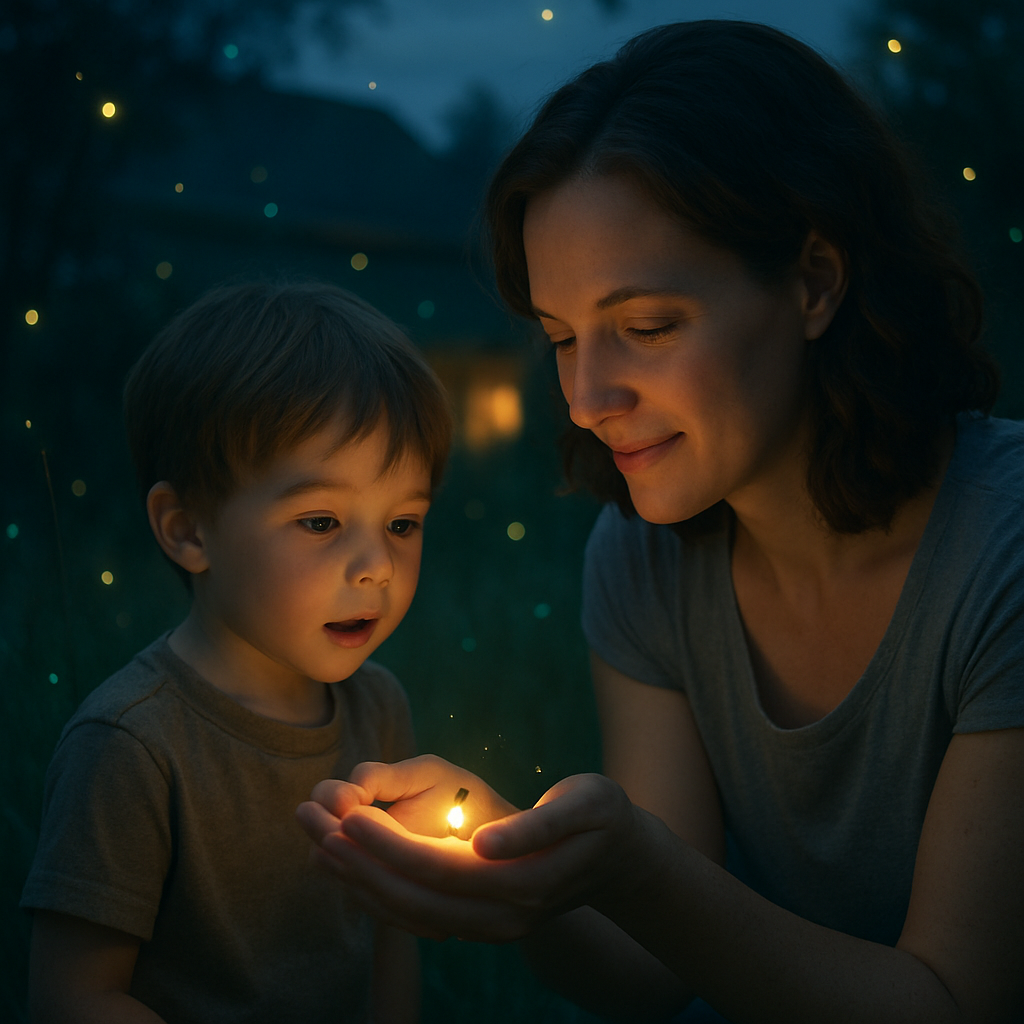 Teaching To Catch Fireflies paint by color