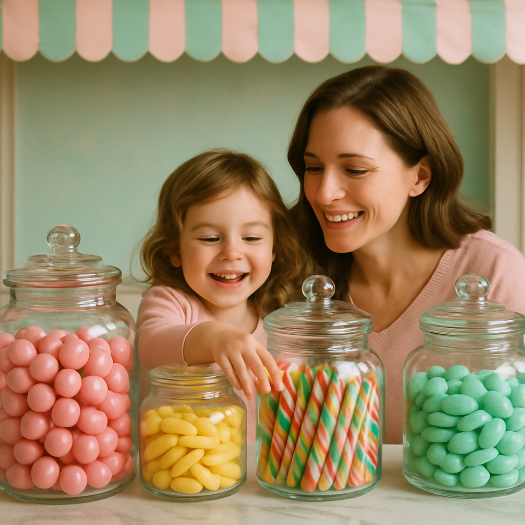 Sweet Shop Candy Selection Paint by numbers art