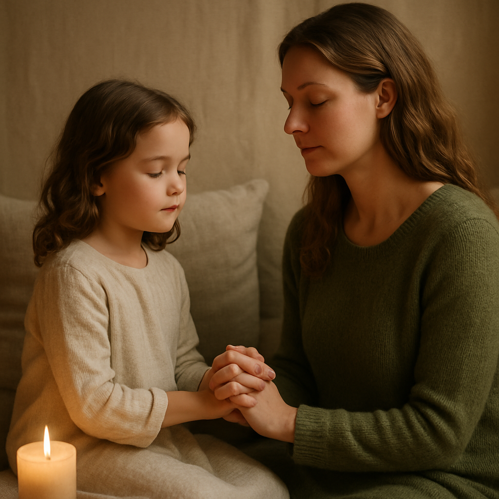 Quiet Prayer Or Meditation Together Painting by numbers kit