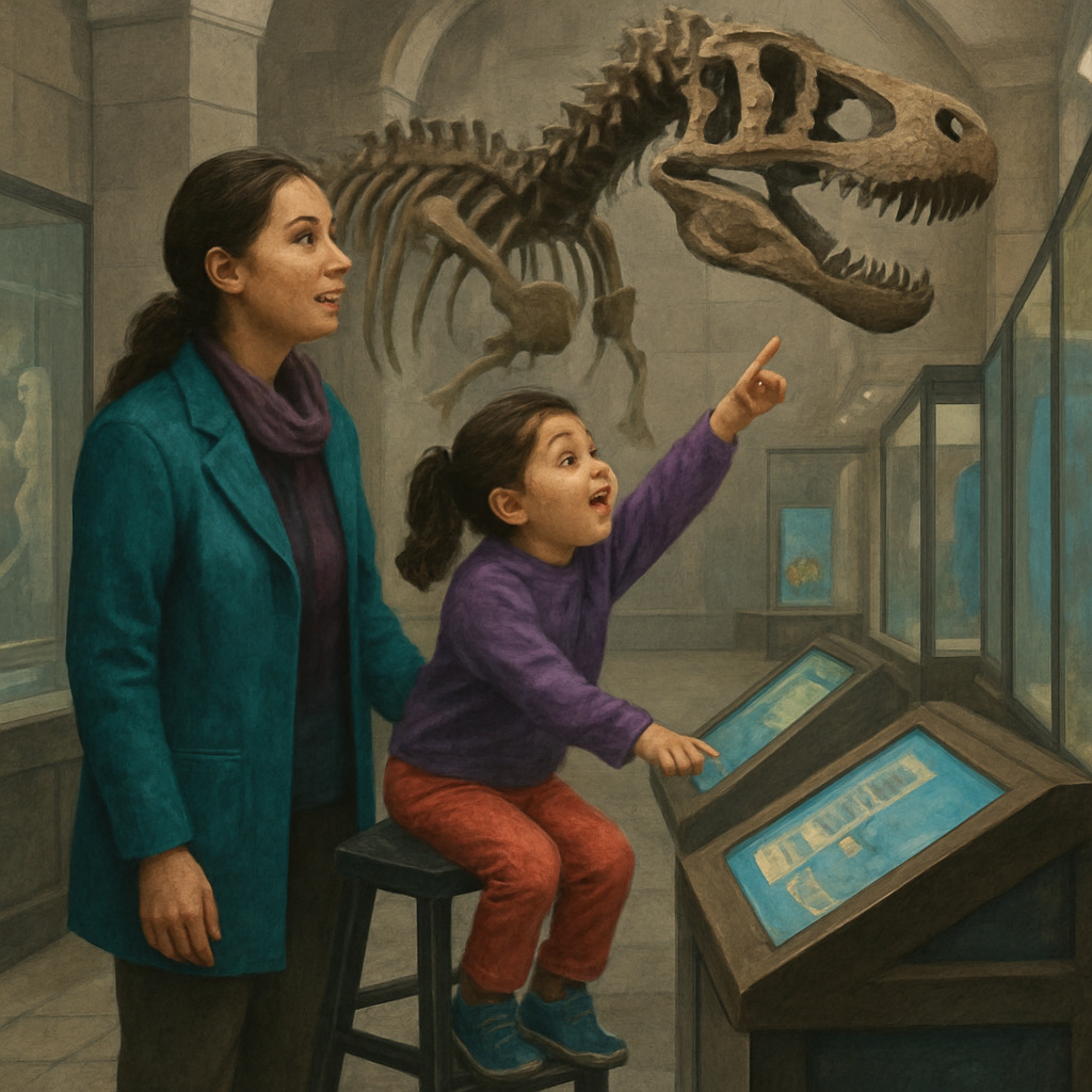 Museum Curiosity Walk Painting by numbers kit