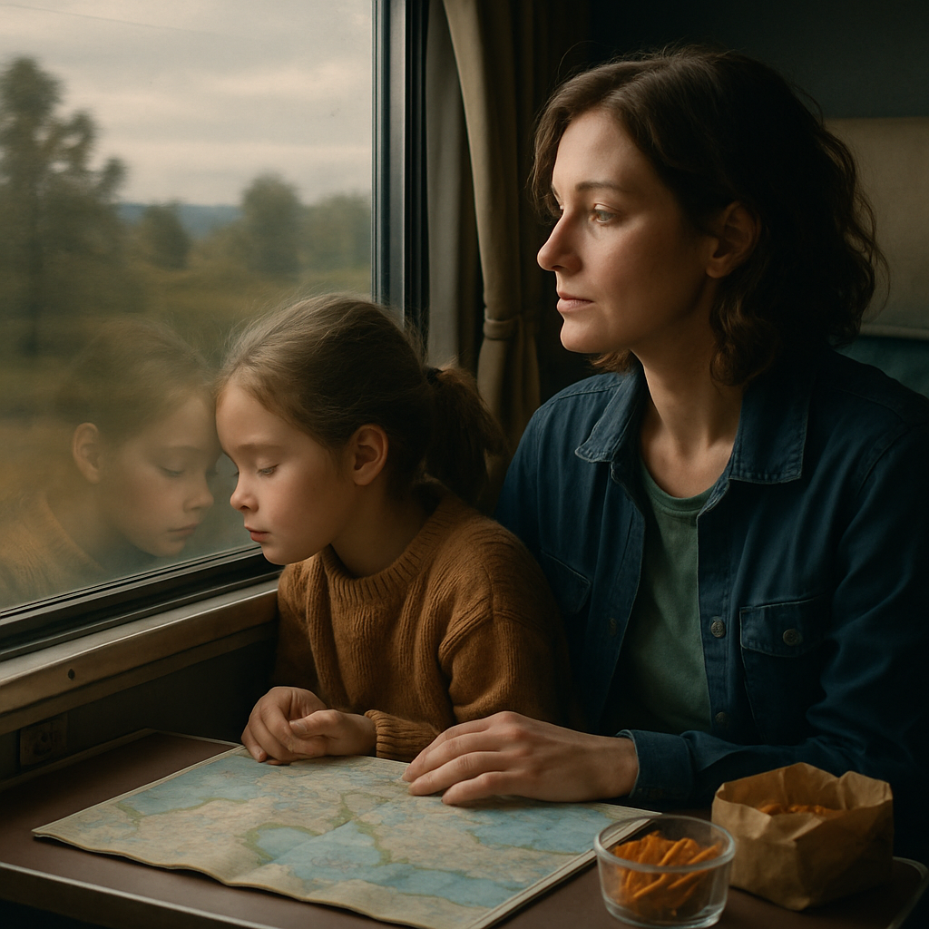 Train Window Daydream paint by color