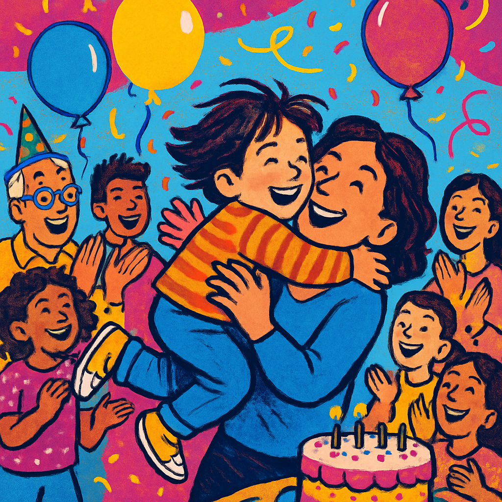 Birthday Surprise Party painting number kit