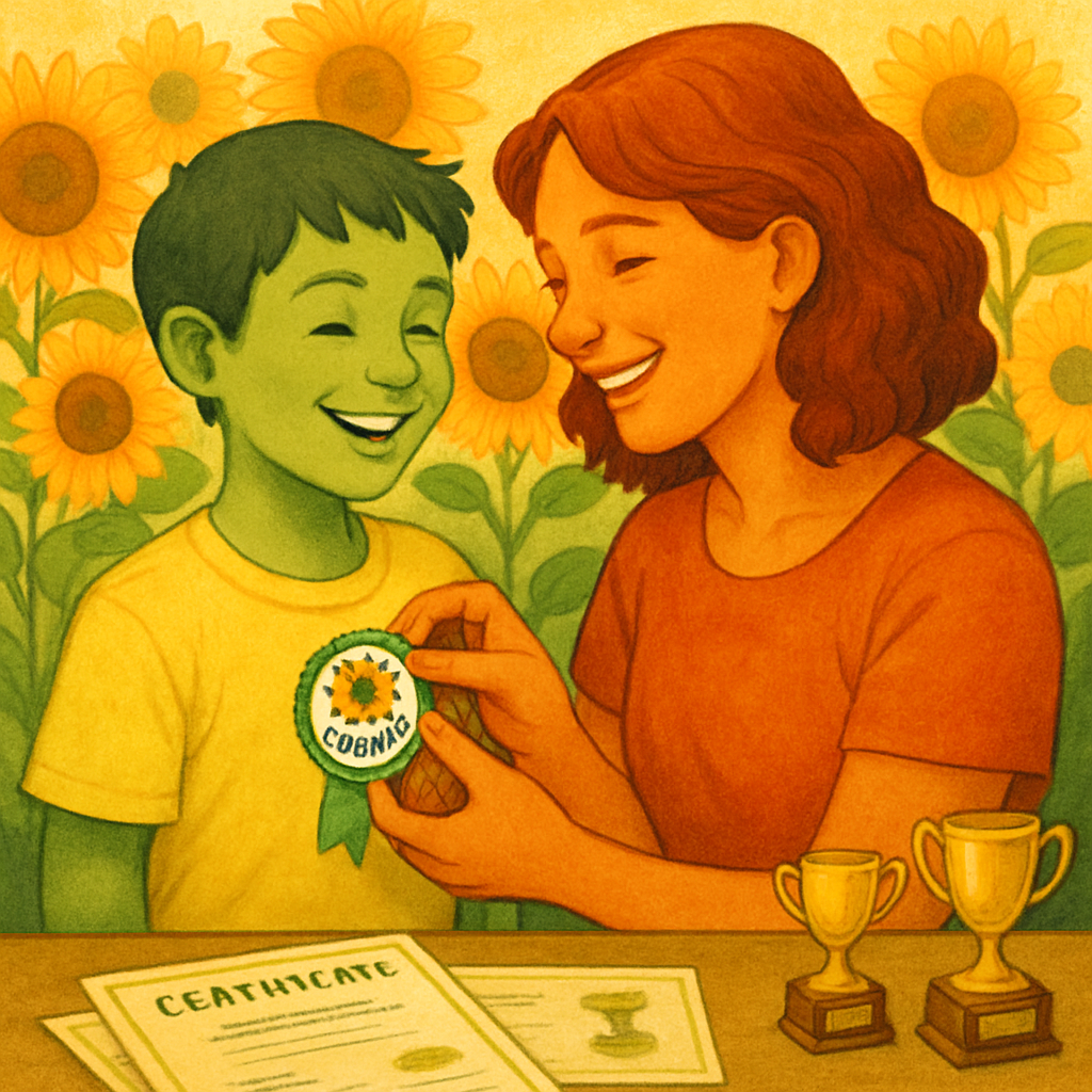 Backyard Gardening Graduation painting number kit