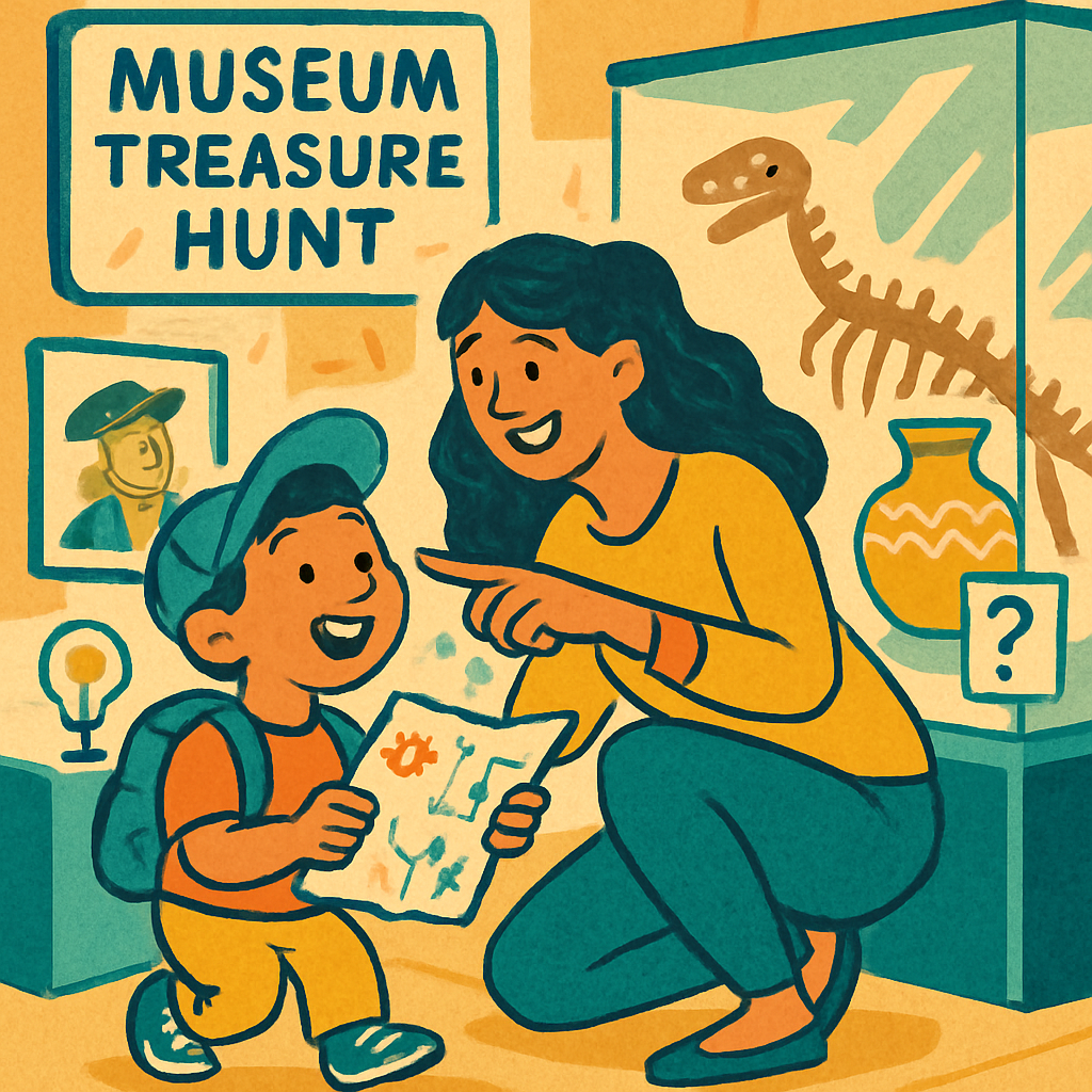 Field Trip Museum Treasure Hunt painting number kit