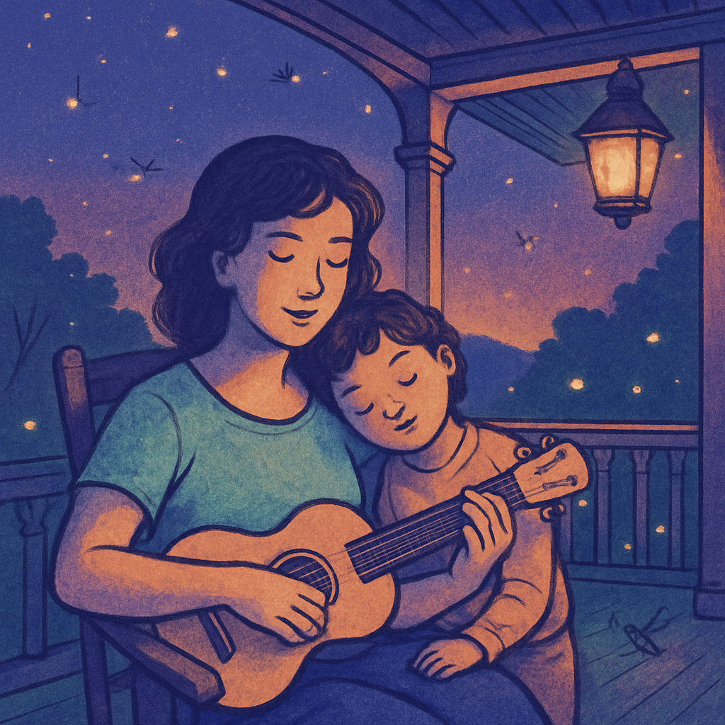 Bedtime Song On The Porch paint by color