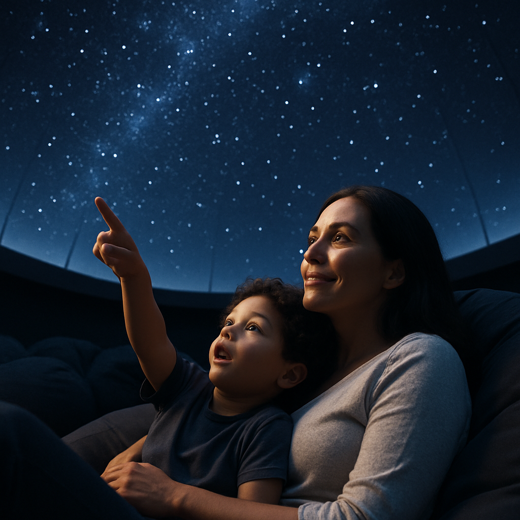 Museum Planetarium Snuggle Painting by numbers kit