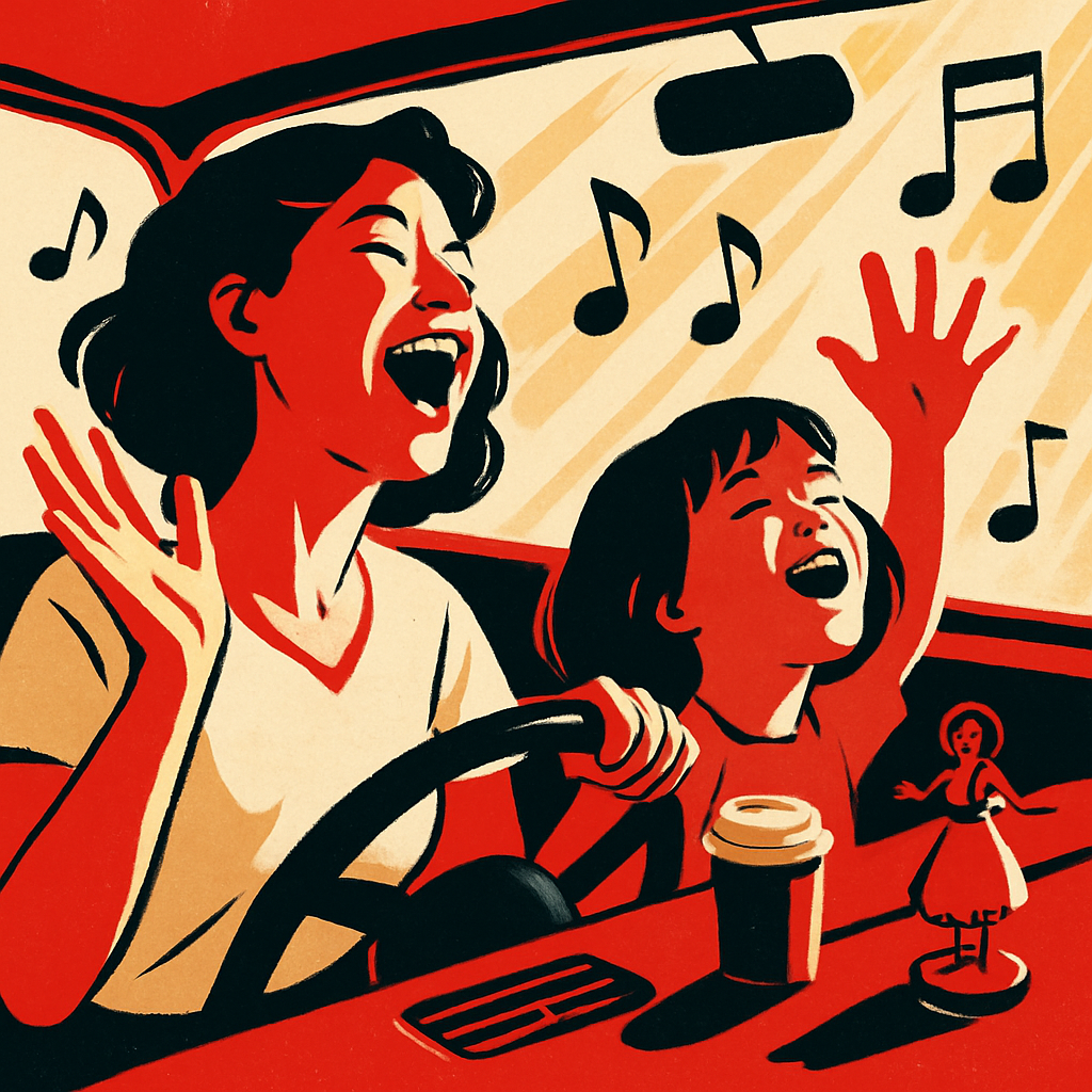 Carpool Karaoke Smile Number painting