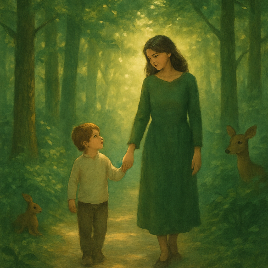 Gentle Forest Walk paint by number