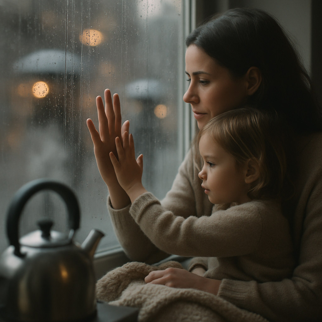 Rainy Day Window Watch Paint by numbers art