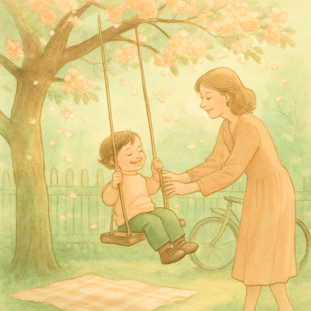 Garden Swing Lull paint by number