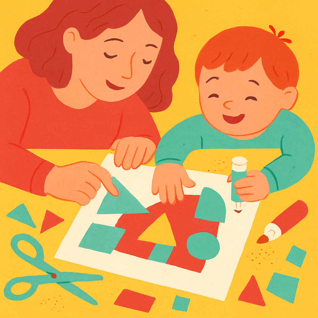 Craft Table Collage Numbered painting kits