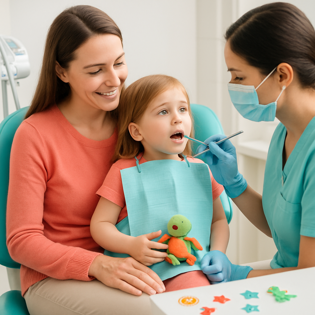 Dental Visit Brave Face Number painting