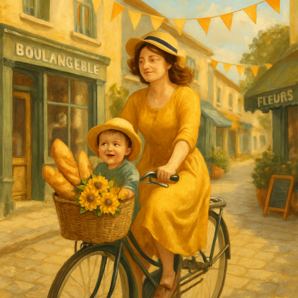 Bicycle Basket Errand paint by numbers