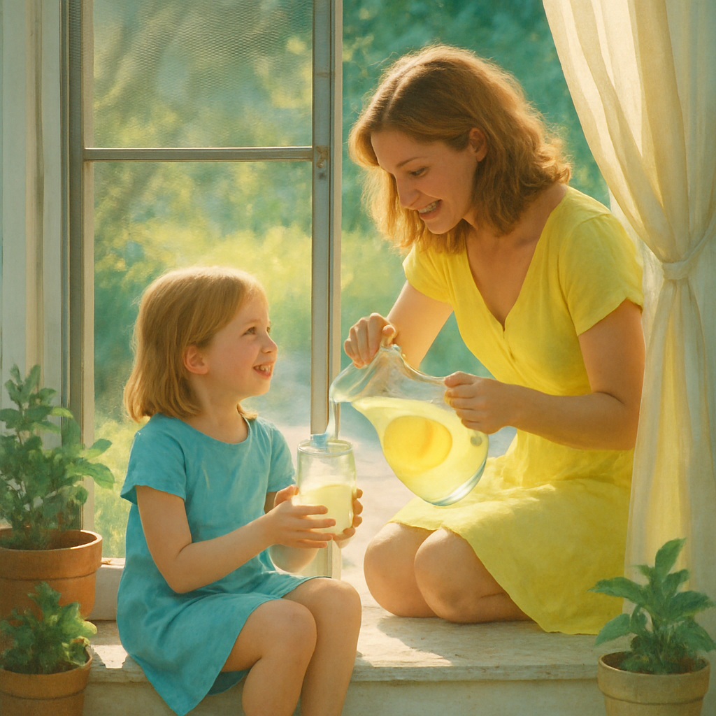 Sun Porch Lemonade Exchange Painting by numbers kit
