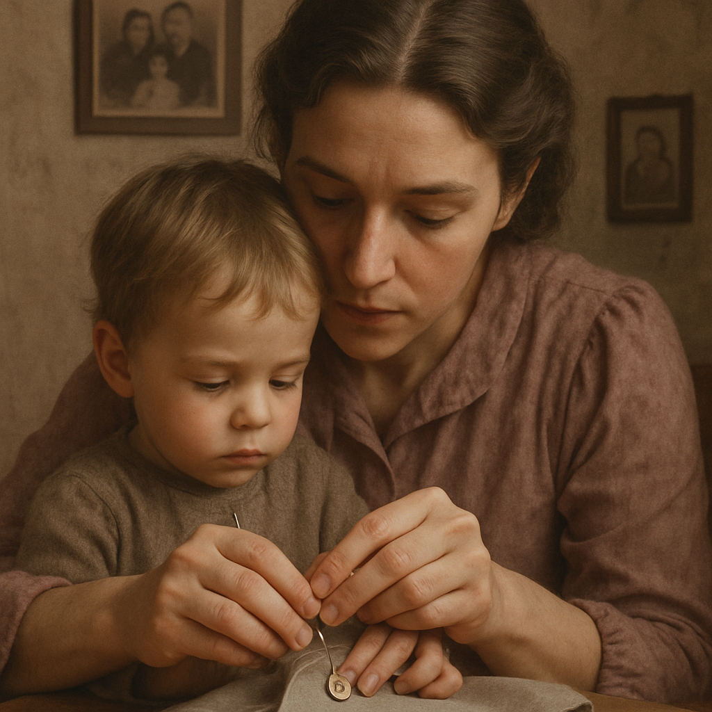 Quiet Sewing Button Lesson paint by numbers