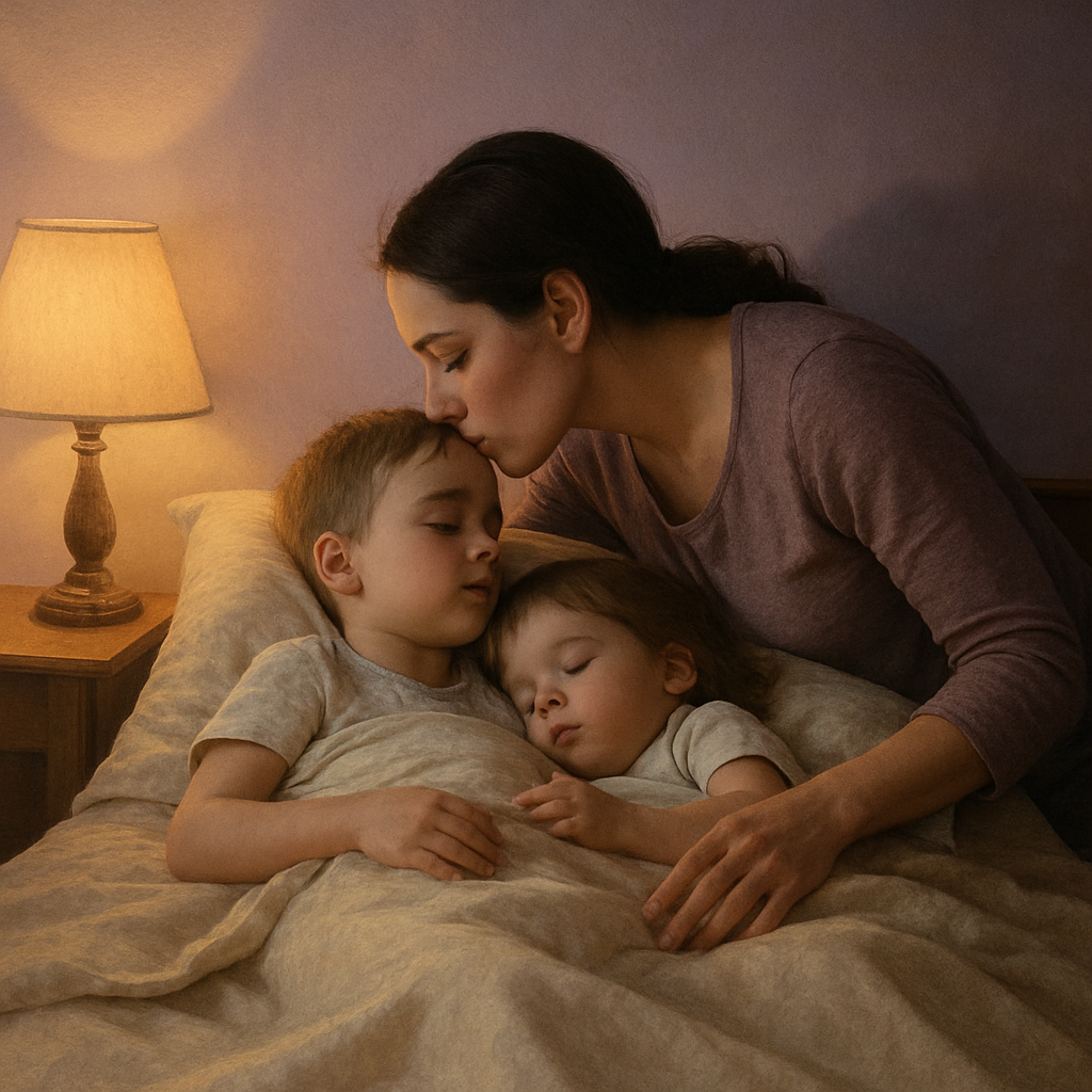 Sibling Bedtime Tuck In Numbered painting kits