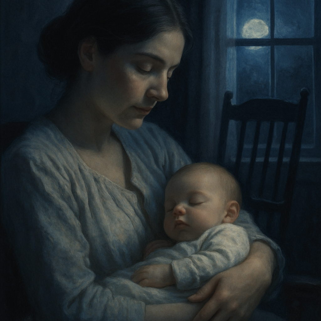 Midnight Feeding Moonlight Numbered painting kits