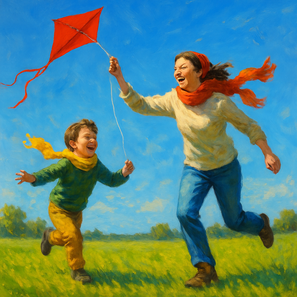 Afternoon Kite Triumph Number painting