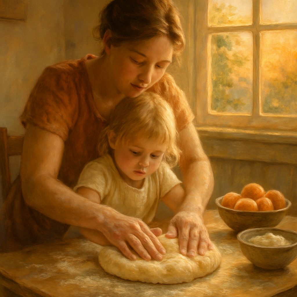 Sunrise Baking Together paint by number