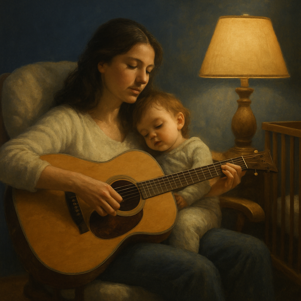 Bedtime Lullaby Guitar Paint by numbers kits