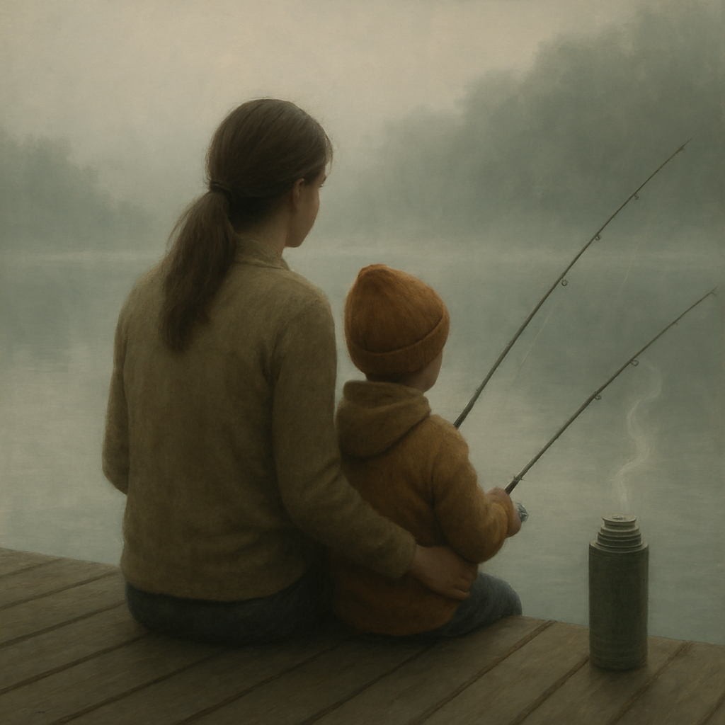 Fishing On A Foggy Dock Paint by numbers kits