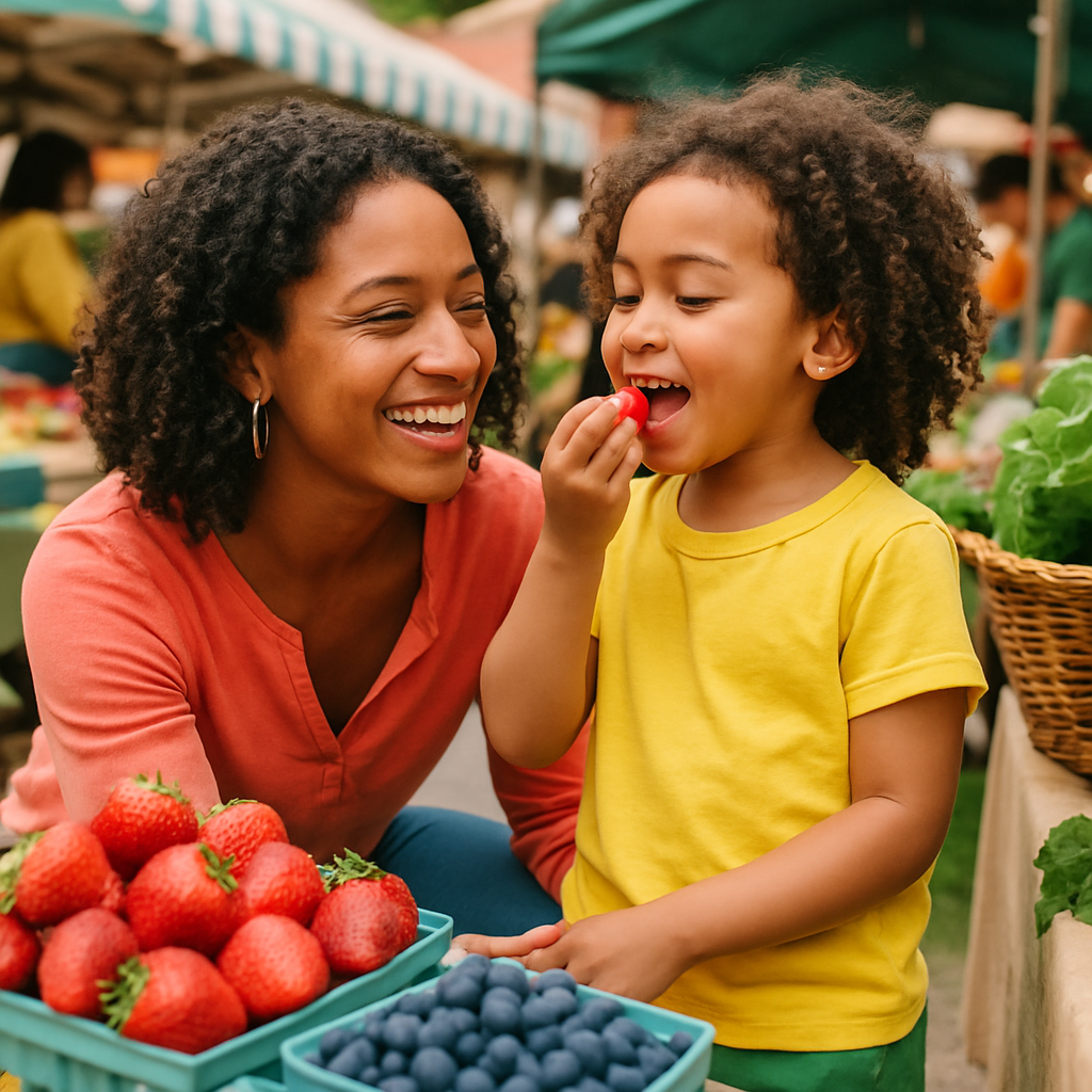 Farmers Market Taste Test painting number kit