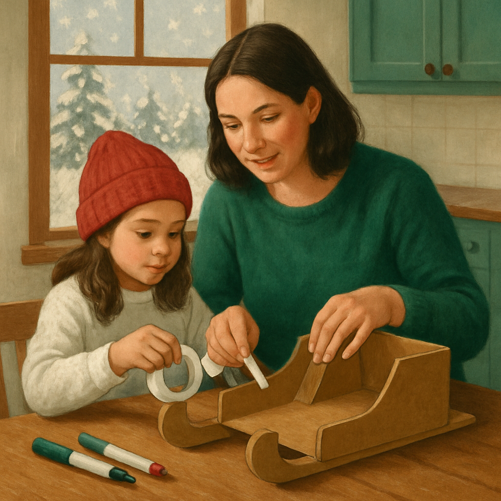 Sled Building Strategy Session Painting by numbers kit